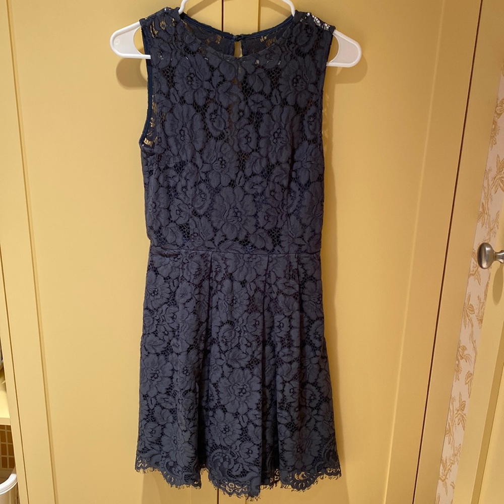 Green lace dress